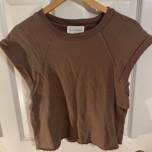 Self Contrast Women's Wesley short sleeve sweatshirt